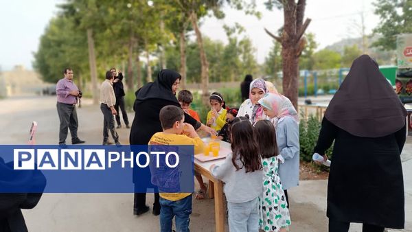 برپایی موکب کودکان و نوجوانان عاشورایی کانون پرورش فکری در یاسوج