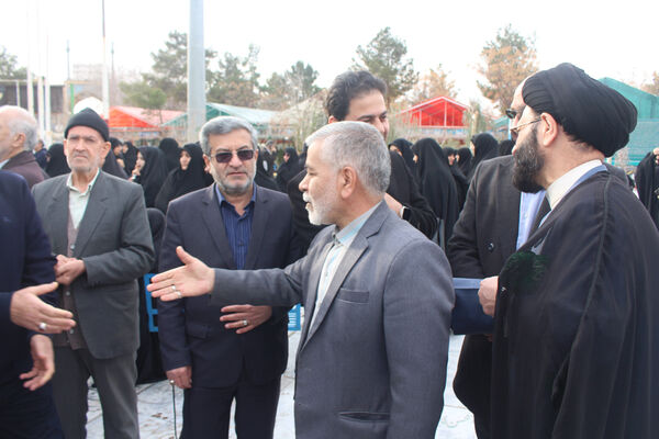 مراسم تشییع مادر شهید «حسین بی‌تا» در قم