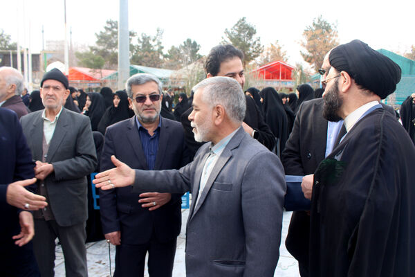 مراسم تشییع مادر شهید «حسین بی‌تا» در قم