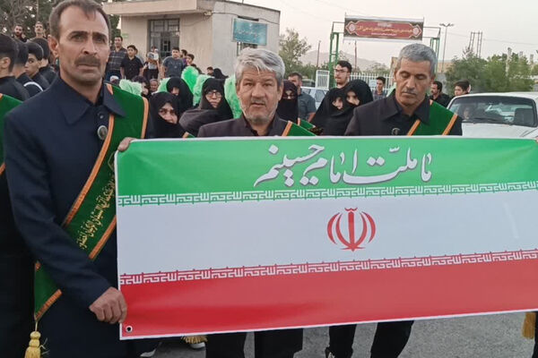 بانگ چاووش محرم و لبیک یاحسین در شهر بهمن