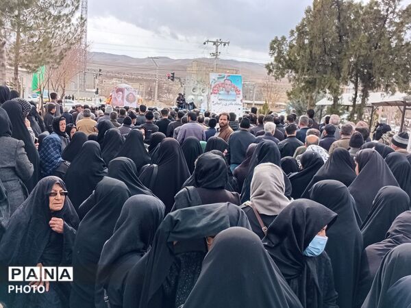 باز هم خون مقدس شهید همه را برای بدرقه فرا خواند