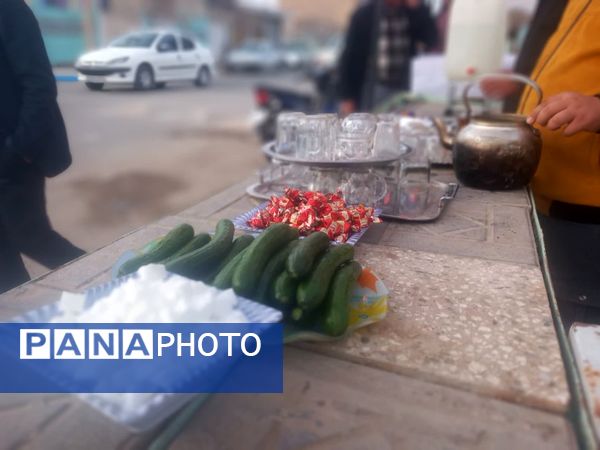 موکب مردمی شاهزاده علی اصغری فدافن میزبان عشاق مهدی موعود(عج)