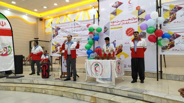 برگزاری دوازدهمین دوره المپیاد دادرس هلال احمر کردستان