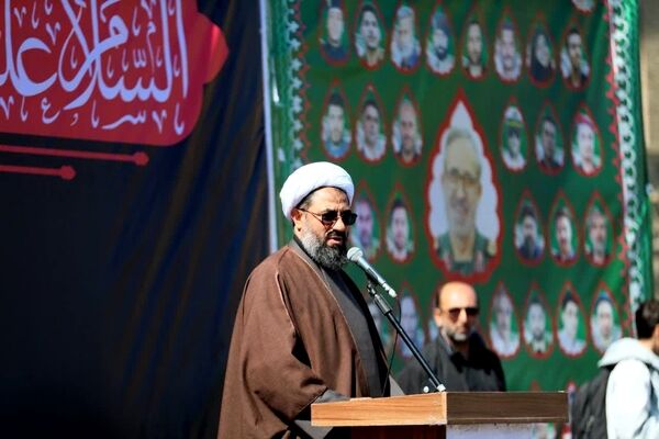 مراسم چهلمین روز شهادت قائد شهید حضرت آیت‌الله امام خامنه‌ای در همدان
