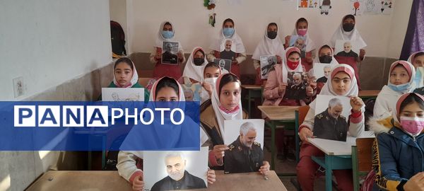 پنجمین سالگرد شهادت سردار دلها در دبستان سمیه