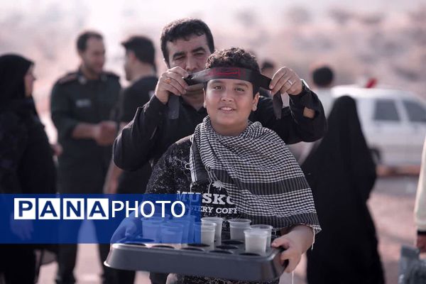 مراسم پیاده‌روی جاماندگان اربعین حسینی شهرستان فراشبند‌