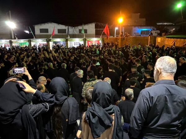 شام غریبان حسینی در گلوگاه 