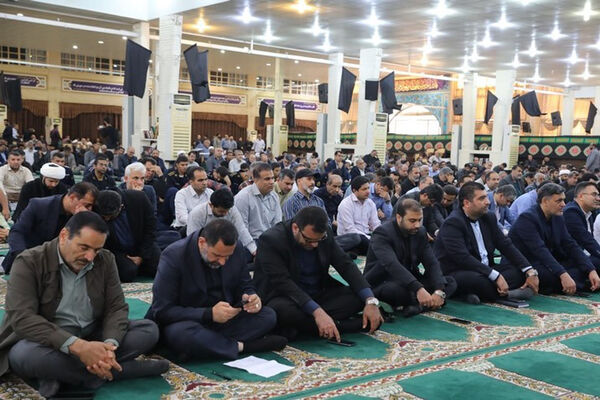مراسم سوگواری سیدالشهدای خدمت در بوشهر