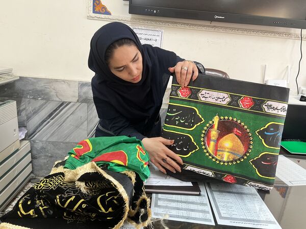 مراسم بازسازی عتبات عالیات در دبستان المهدی ناحیه 2 کرج 