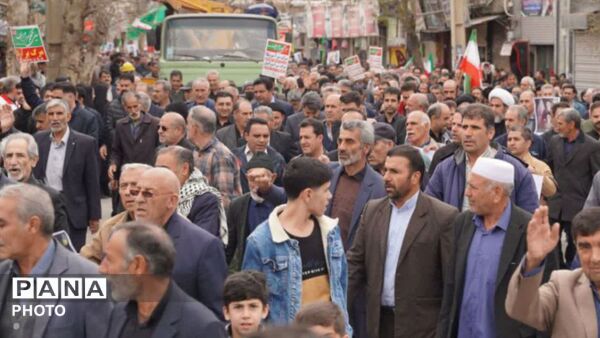 راهپیمایی روز جهانی قدس در کوهدشت لرستان