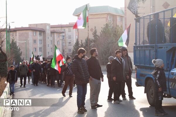 اجتماع خونخواهان و منتقمین شهادت حضرت آیت الله الامام شهید سید علی خامنه ای در پردیس