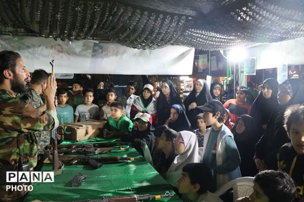  موکب نوجوانان مبارز در بلوار شهید قرنی مشهد