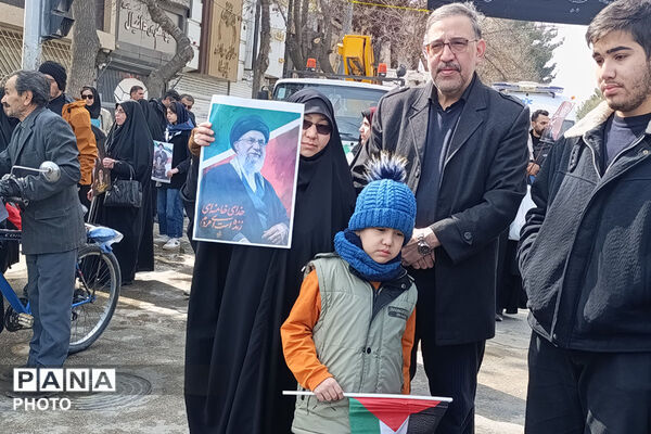 راهپیمایی روز قدس شهرستان بجنورد استان خراسان شمالی 