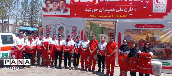 فرشتگان سرخ و سفید در مسیر خورشید