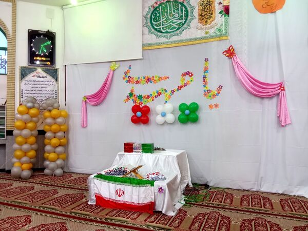 جشن نیمه شعبان در مسجد جامع شهر کندر