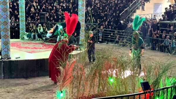 مراسم سنتی تعزیه‌خوانی در شهر ارمغان‌خانه زنجان 