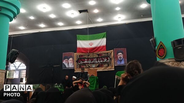 مراسم عزاداری شش ماه ابا عبدالله الحسین ( ع) در مهدیه روستای دهنو خلیل آباد  