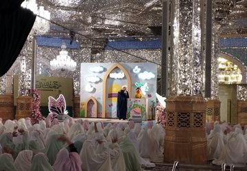 برگزاری جشن عبادت در حرم مطهر رضوی