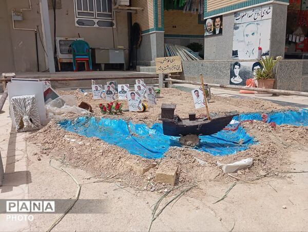 یادبود چهلمین روز شهادت خلبان شهید محمدصادق توانی