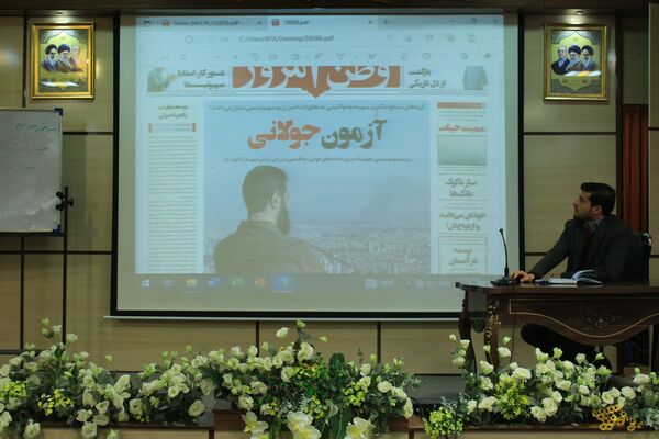کارگاه خبرنگاری پسران در شهرستان گلبهار