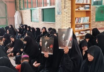 عزاداری شهادت رهبر معظم انقلاب در شهداد