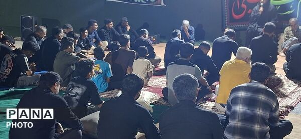 سوگواری ایام پایانی ماه صفر در روستای بناب