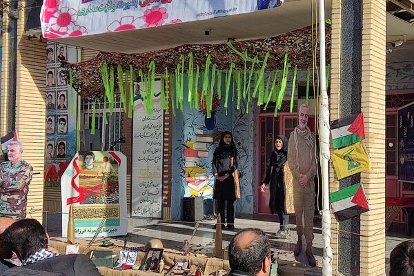 برگزاری مراسم نسل فهمیده راهیان قدس در بیجار