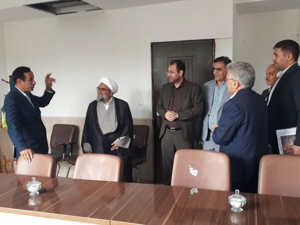 آیین افتتاح طرح آبیاری نوین مزرعه تعاونی در روستای اسلام آباد شهرستان سملقان