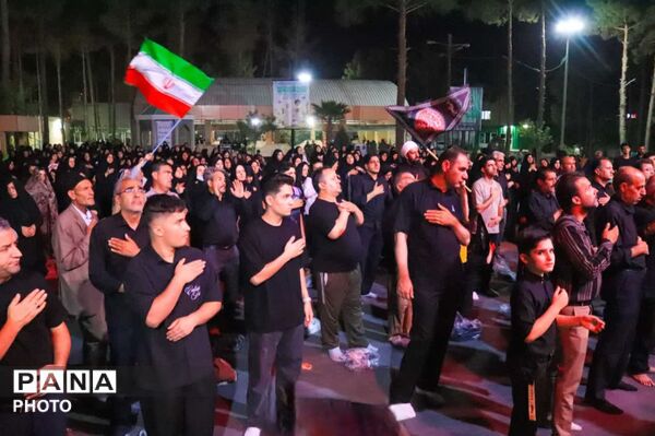 عزاداری شب هفتم محرم در امامزاه عمادالدین رباط‌کریم
