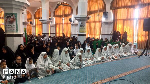 گرامیداشت دانش آموزان میناب در خلیل آباد