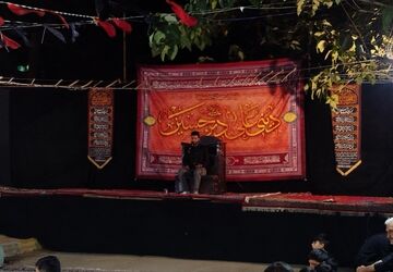پنجمبن شب عزاداری در بلوار جمهوری شهرستان نیشابور 