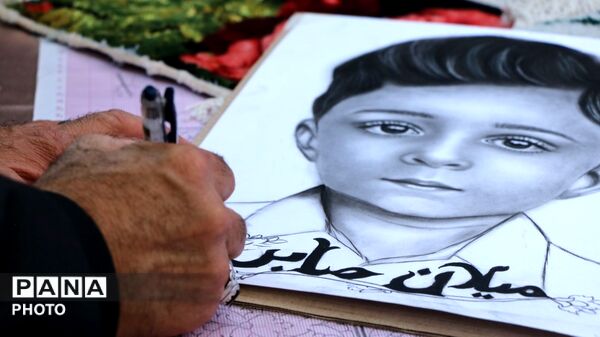 اولین سالگرد شهید کاظمی در بهشت رضا مشهد با حضور وزیر آموزش و پرورش