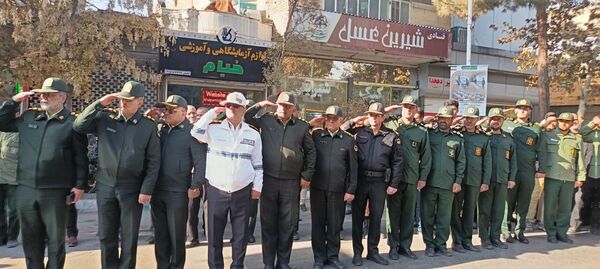 تشییع پیکر جانباز شهید علی فتح آبادی در نیشابور 