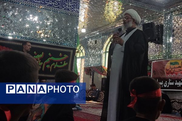 دوازدهمین دوره سوگواری سراسری احلی من العسل با حضور نوجوانان حسینی در شهرستان قرچک 