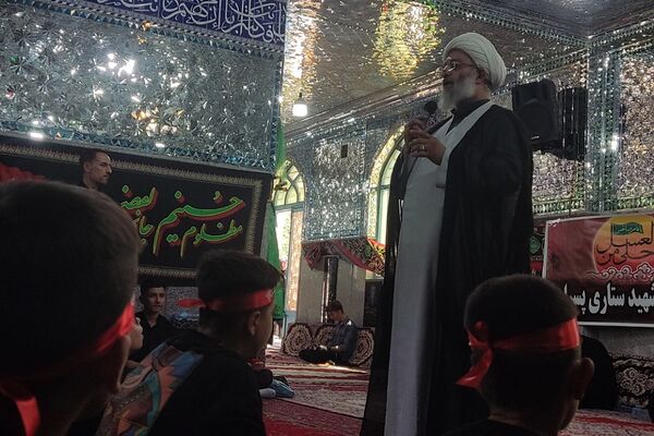 دوازدهمین دوره سوگواری سراسری احلی من العسل با حضور نوجوانان حسینی در شهرستان قرچک 