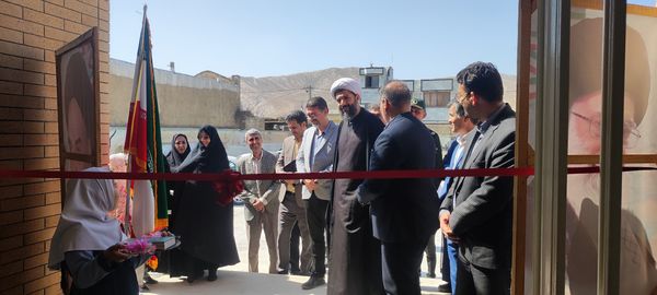 افتتاحیه مدرسه بازسازی شده ستارزاده شهرستان شیروان