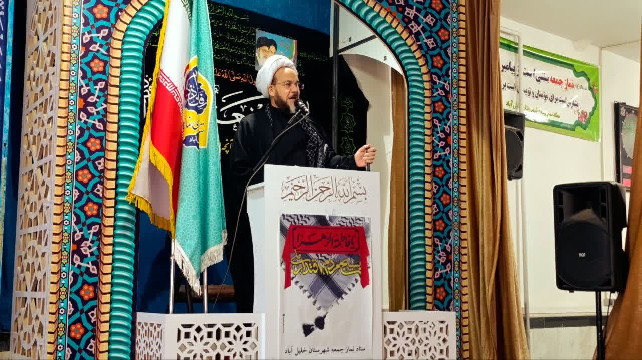 نماز عبادی سیاسی جمعه در شهرستان خلیل آباد 
