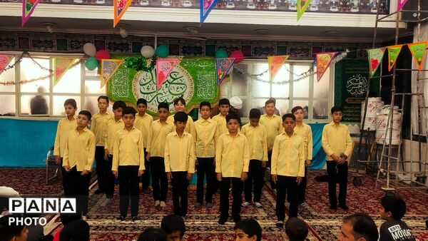 جشن باشکوه عید غدیر با حضور پرشور مردم در حسینیه حیدری فدافن 