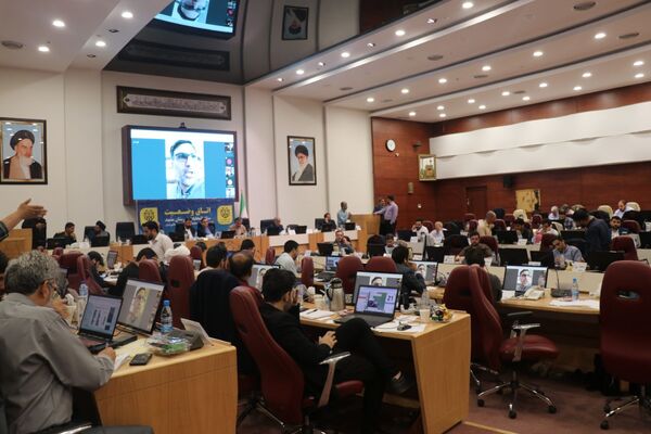اتاق کنترل وضعیت ستاد انتخابات شهر مشهد در دور دوم انتخابات ریاست جمهوری 