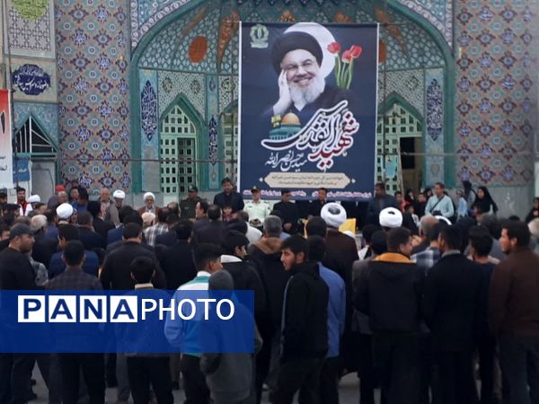 تجمع باشکوه مردم آشخانه در محکومیت اسرائیل و ترور شهید سیدحسن نصرالله 