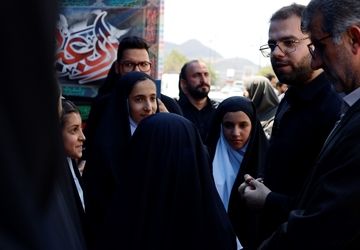 گفت‌وگوی صمیمی قائم‌مقام سازمان دانش‌آموزی کشور با دانش‌آموزان موکب مرز تمرچین