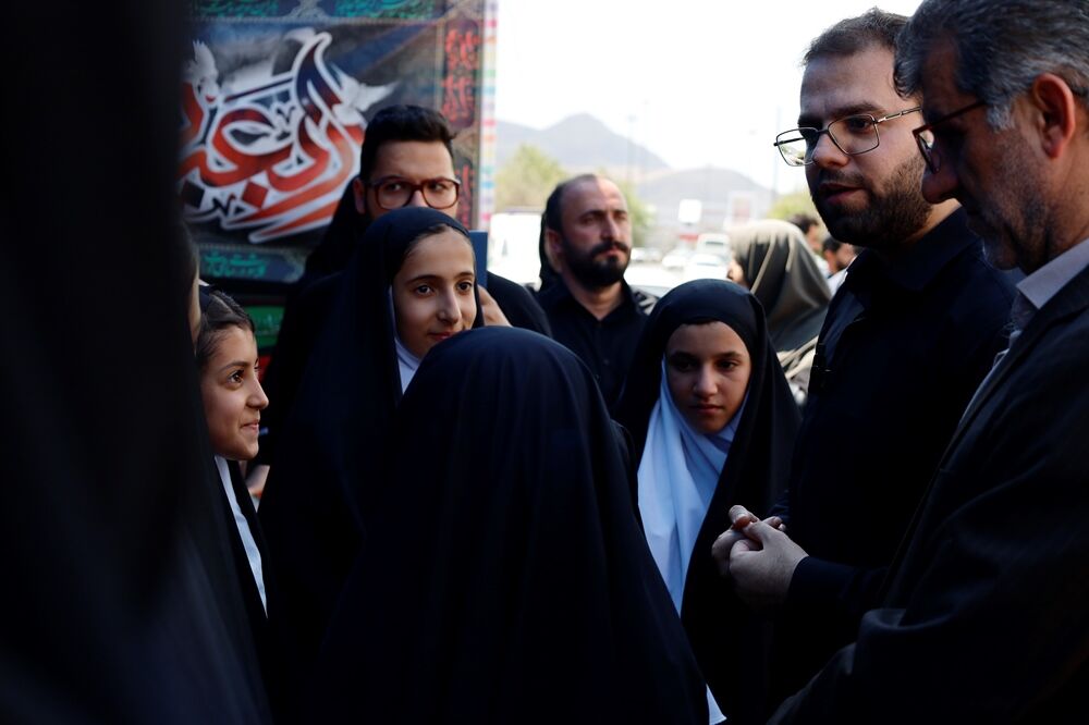 بازدید قائم مقام سازمان دانش‌آموزی از موکب‌های آذربایجان غربی