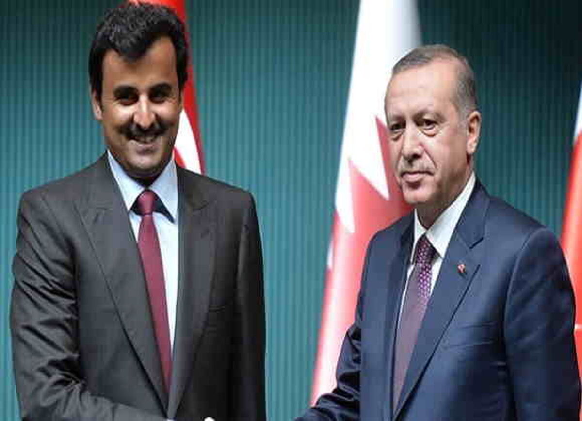 رایزنی رئیس جمهور ترکیه و امیر قطر درباره آخرین تحولات منطقه