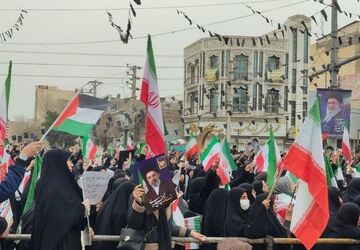راهپیمایی با شکوه روز قدس در رباط‌کریم