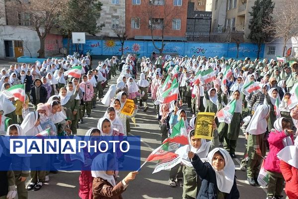 طنین زنگ انقلاب در مدارس شهرستان شهریار 