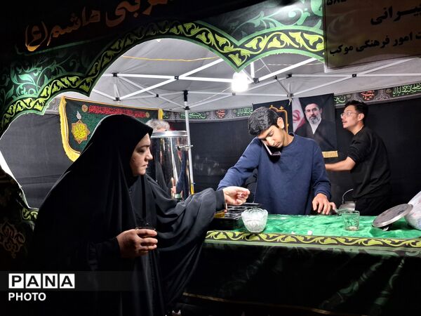 خدمات رسانی موکب های مردمی حسینه فضل نیشابور