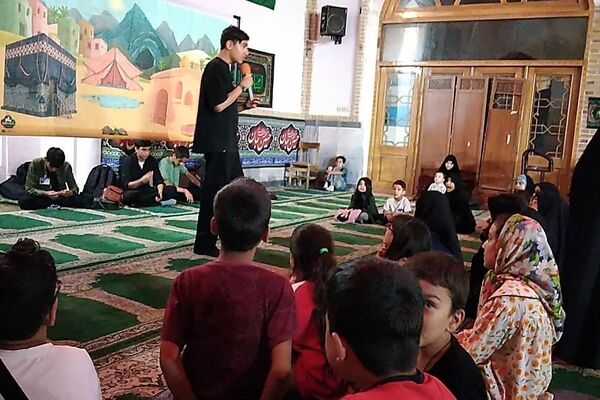 فعالیت غرفه کودک مسجد جامع شهرستان نیشابور 