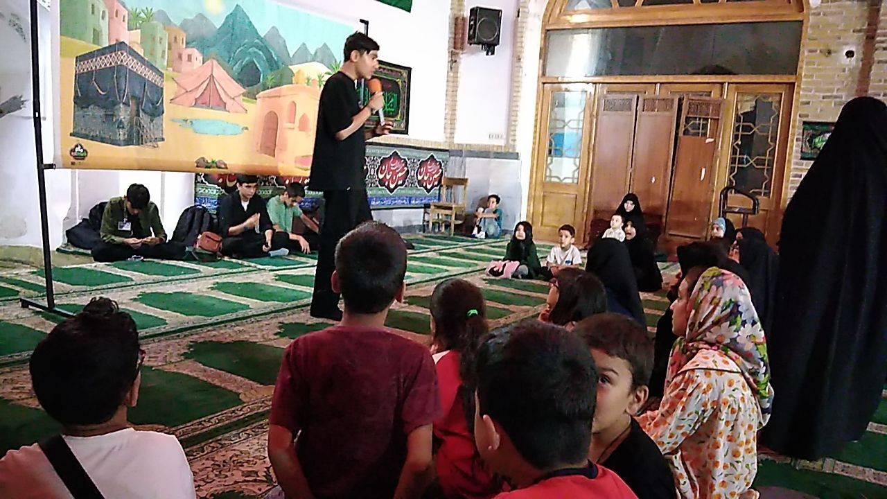 فعالیت غرفه کودک مسجد جامع شهرستان نیشابور 