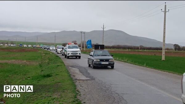 راهپیمایی خودرویی «کنجوران سفلی» به سمت «شان‌آباد» 