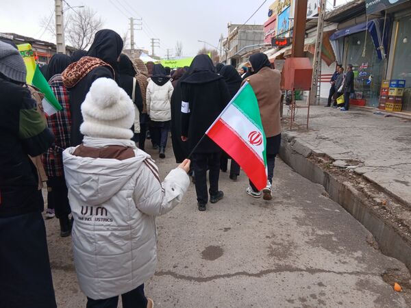 راهپیمایی ۲۲ بهمن ، جلوه‌ای از وحدت و انسجام مردم غیرتمند چاراویماق 